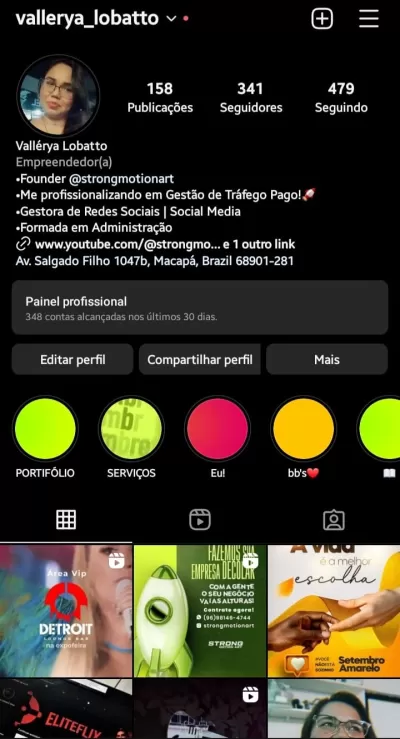 Crio suas contas para redes sociais de INSTAGRAM e FACEBOOK com capa e destaques.